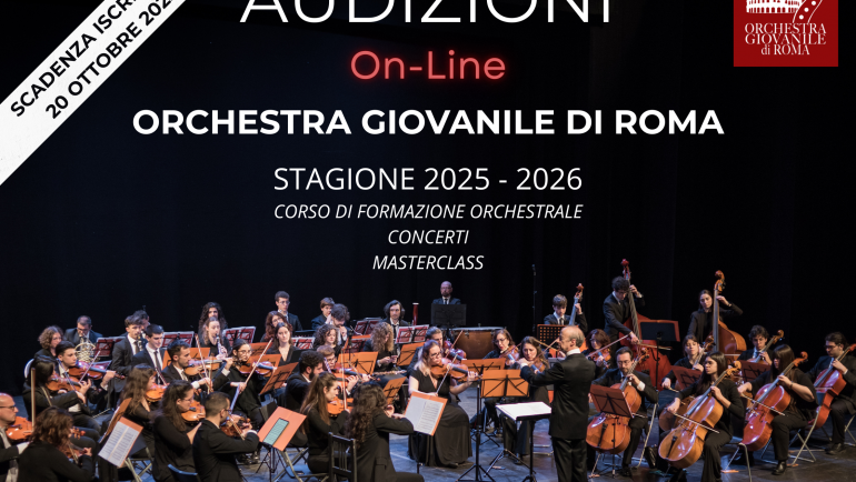 AUDIZIONI OTTOBRE 2025
